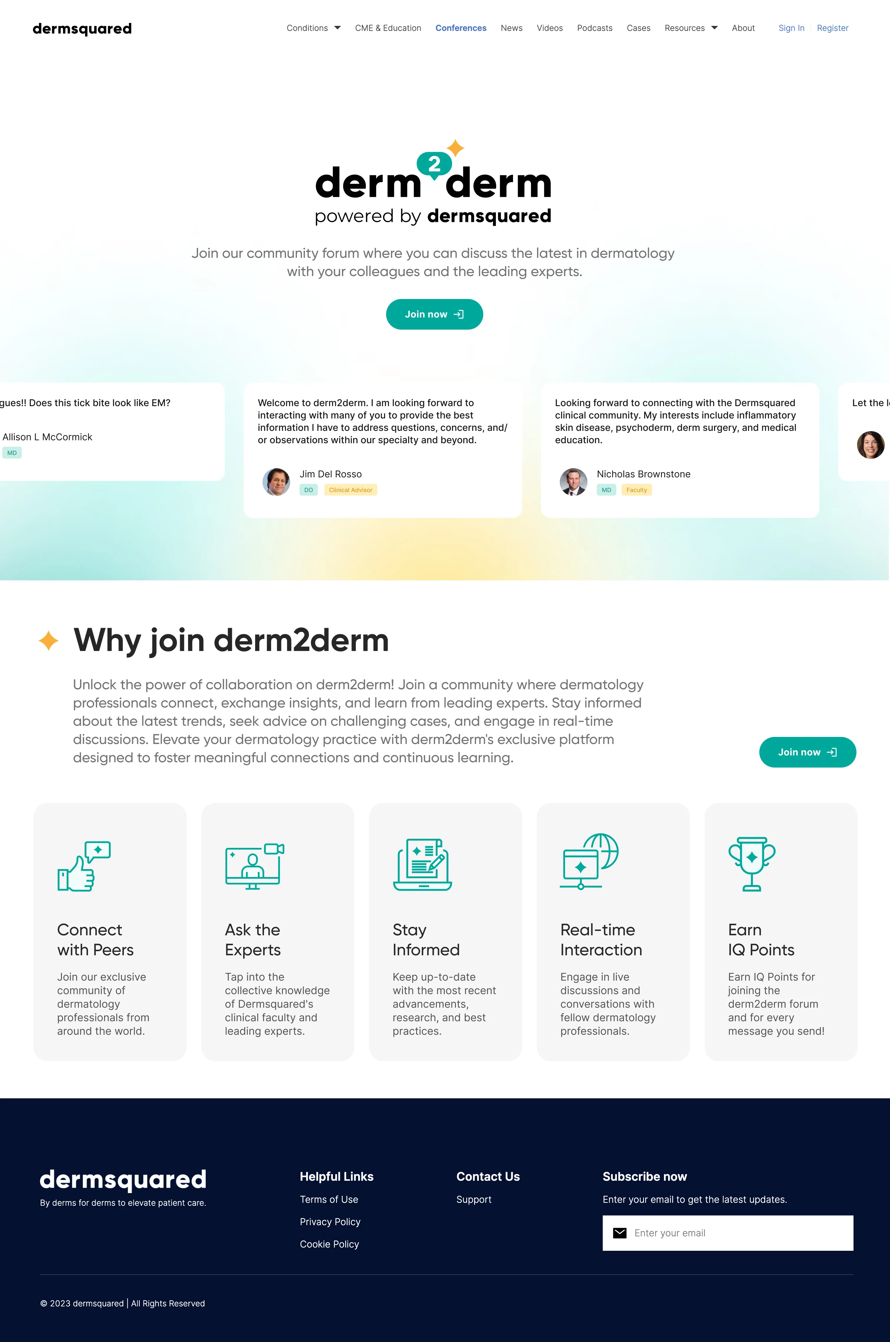 Dermsquared website