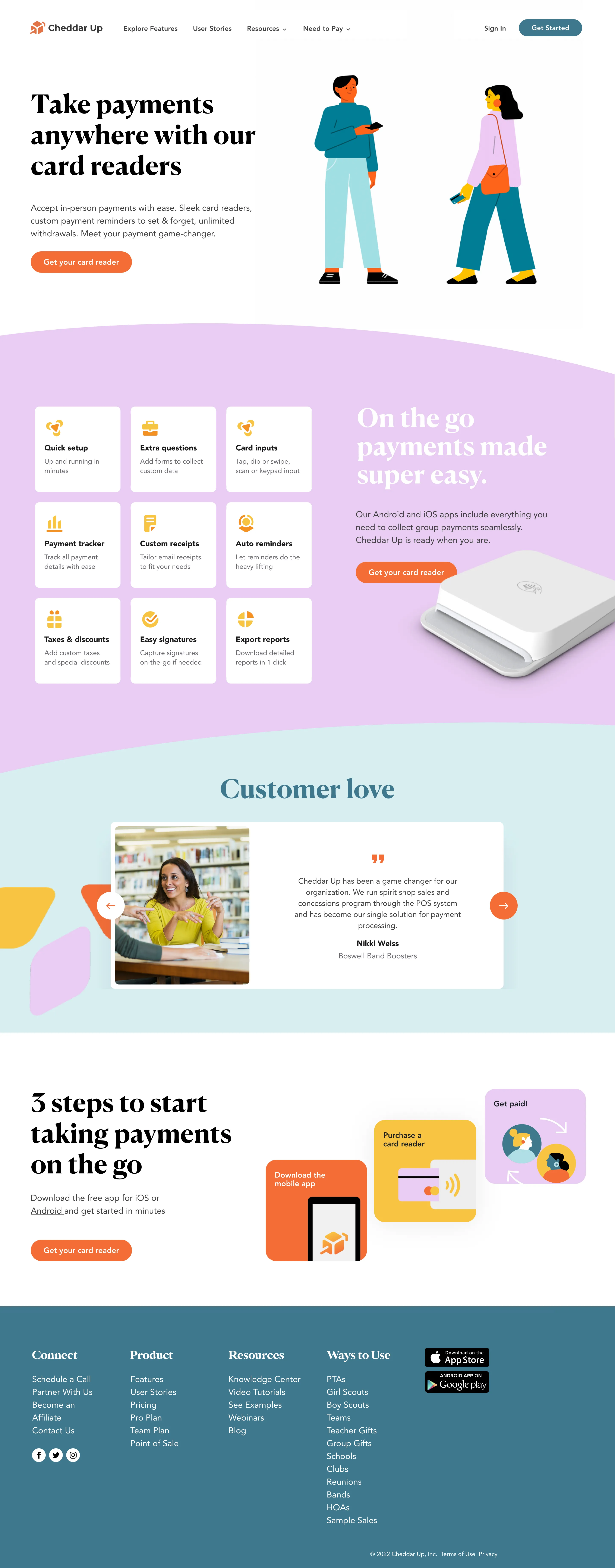 Cheddar Up website